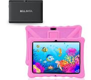 Bellavita Bambini Pad XL - Kindertablet - 10.1 inch - Tablet - Roze - 192 GB Opslag – 64 GB + 128GB SD Kaart - Vanaf 3 Jaar – 100% Kidsproof – Ouderlijk Toezicht