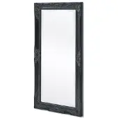 vidaXL Wandspiegel Barok 100 x 50 cm zwart