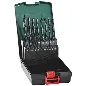 Metabo 627164000 Metaal-spiraalboor 19-delig 1 mm, 1.5 mm, 2 mm, 2.5 mm, 3 mm, 3.5 mm, 4 mm, 4.5 mm, 5 mm, 5.5 mm, 6 mm, 6.5 mm, 7 mm, 7.5 mm, 8 mm, 8.5 mm, 9
