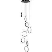 Highlight Design Hanglamp Olympia Zwart 8 Cirkels