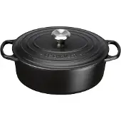 Le Creuset Ovale Braadpan 31 cm Mat Zwart