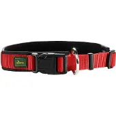 Hunter Klikhalsband Vario Plus Rood&Zwart 50-55x2.5 cm