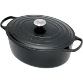 Le Creuset Ovale Stoof-/Braadpan 33 cm Zwart
