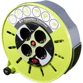 Masterplug CMG08164SL-PX Pro-XT Kabelhaspel - 8m - 4 stopcontacten
