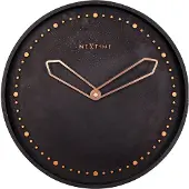 Nextime - 3197ZW - Wandklok - 35cm - zwart - Cross