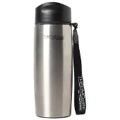 Thermos thermosfles - 0,35 l - zilverkleurig