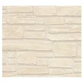 AS-Creation Vliesbehang 6623-23 Best of Wood'n Stone 2 steenoptiek beige glanzend