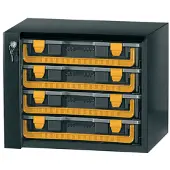 Little Jumbo 201400 Kofferkast met onderdelenkoffers | 4x 203600 - 201400