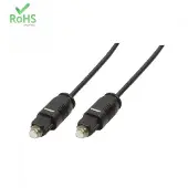 Logilink Toslink - Toslink, 1m 1m TOSLINK TOSLINK Zwart audio kabel