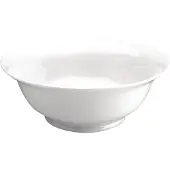 Olympia porselein witte luxe saladeschaal | stuks 6