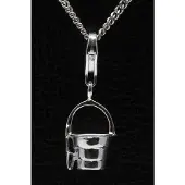MOOYE ® - Collectie Zilveren Emmer en schepje hanger n bedel