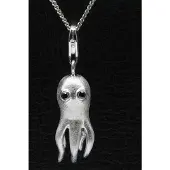 MOOYE ® - Collectie Zilveren Octopus mat hanger n bedel