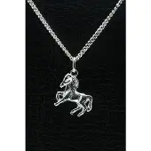 MOOYE ® - Collectie Zilveren Paard ketting hanger - klein