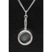 MOOYE ® - Collectie Zilveren Koekenpan ketting hanger