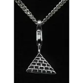MOOYE ® - Collectie Zilveren Piramide Egypte hanger n bedel