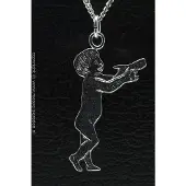 MOOYE ® - Collectie Zilveren Peuter vlak ketting hanger