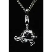 MOOYE ® - Collectie Zilveren Schildpad 3D hanger n bedel