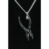 MOOYE ® - Collectie Zilveren Combinatietang ketting hanger