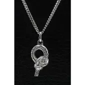 MOOYE ® - Collectie Zilveren Touwknoop klein ketting hanger