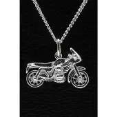 MOOYE ® - Collectie Zilveren Motor ketting hanger - 7