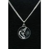 MOOYE ® - Collectie Zilveren Baby in buik 2 ketting hanger