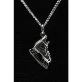 MOOYE ® - Collectie Zilveren Hockey schaats ketting hanger