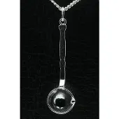 MOOYE ® - Collectie Zilveren Soeplepel ketting hanger