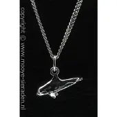 MOOYE ® - Collectie Zilveren Orka ketting hanger