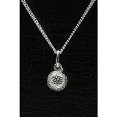 MOOYE ® - Collectie Zilveren Sinaasappel ketting hanger