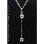 MOOYE ® - Collectie Zilveren Majorettestok ketting hanger