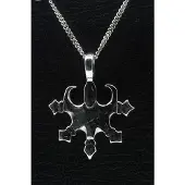 MOOYE ® - Collectie Zilveren Tribal 6 ketting hanger