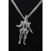 MOOYE ® - Collectie Zilveren Pierrot 2 ketting hanger