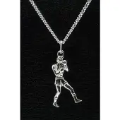 MOOYE ® - Collectie Zilveren Bokser ketting hanger - groot
