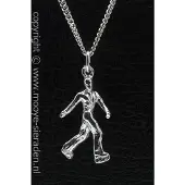 MOOYE ® - Collectie Zilveren IJsdanser ketting hanger