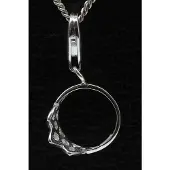 MOOYE ® - Collectie Zilveren Kroon ring hanger n bedel