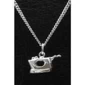 MOOYE ® - Collectie Zilveren Strijkijzer ketting hanger