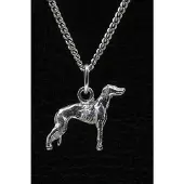 MOOYE ® - Collectie Zilveren Sloughi ketting hanger - klein