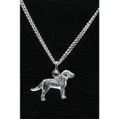 MOOYE ® - Collectie Zilveren Ierse setter ketting hanger