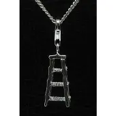 MOOYE ® - Collectie Zilveren Ladder hanger n bedel