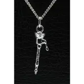MOOYE ® - Collectie Zilveren Brandweer spuit ketting hanger