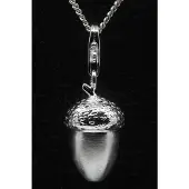 MOOYE ® - Collectie Zilveren Eikel zilver hanger n bedel