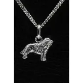 MOOYE ® - Collectie Zilveren Bergamaso ketting hanger - klein