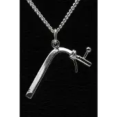 MOOYE ® - Collectie Zilveren Biertap ketting hanger