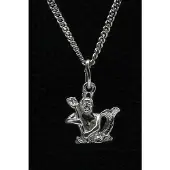 MOOYE ® - Collectie Zilveren Sterrenbeeld Waterman ketting hanger - klein