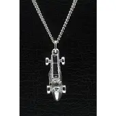 MOOYE ® - Collectie Zilveren Ferrari racewagen ketting hanger