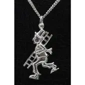 MOOYE ® - Collectie Zilveren Schoorsteenveger ketting hanger