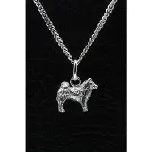 MOOYE ® - Collectie Zilveren Volpino italiano ketting hanger - klein