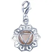 MOOYE ® - Collectie Zilveren Chakra navel bedel