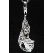 MOOYE ® - Collectie Zilveren Zeemeermin groot hanger n bedel
