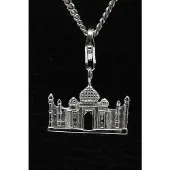MOOYE ® - Collectie Zilveren Taj Mahal India hanger n bedel
